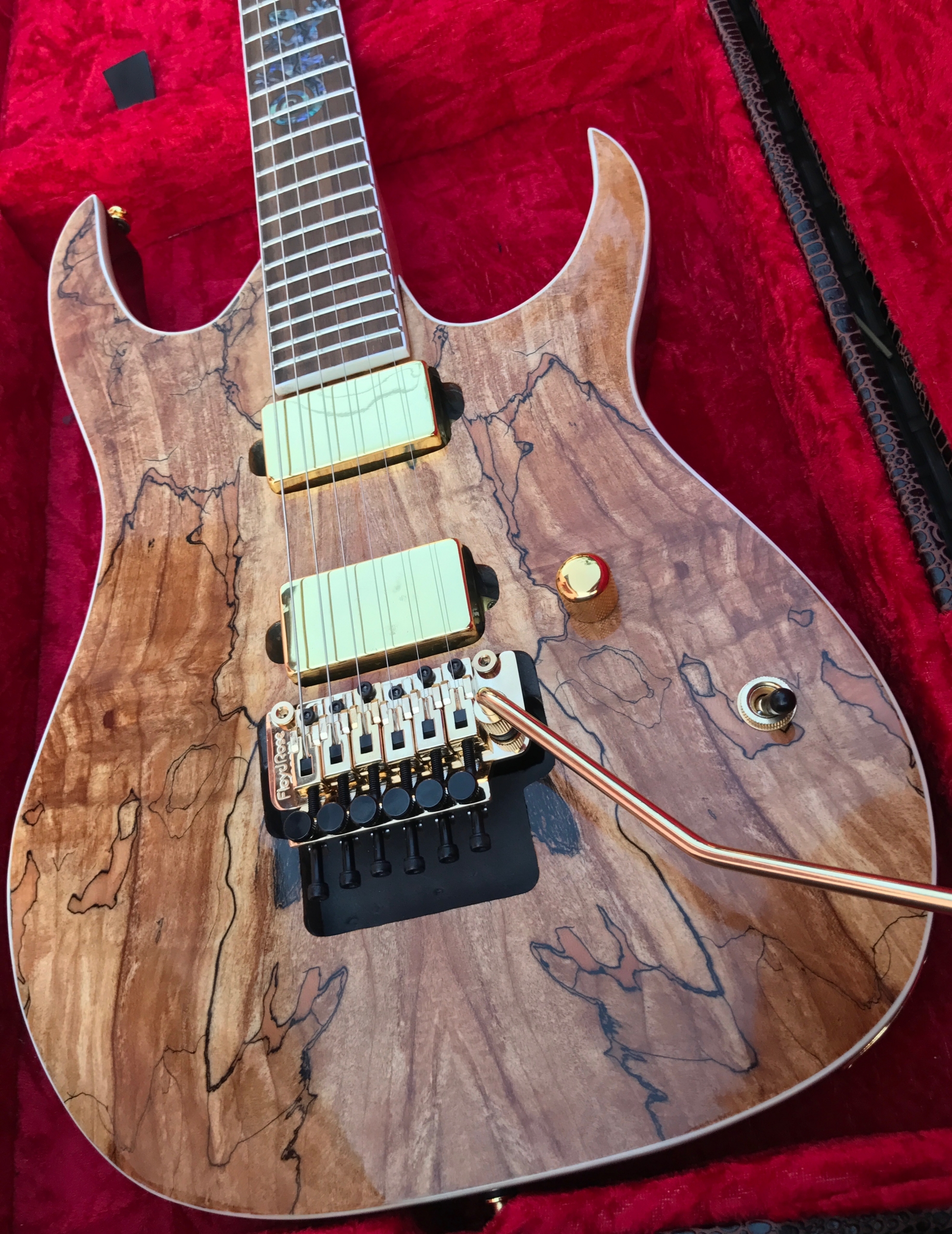 Superstrat Spalted 19 S71Guitars