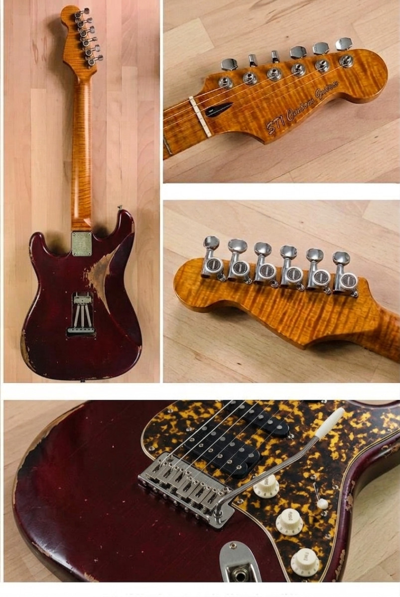 High-End Custom Made "S" guitar for Gordon in California - Image 2