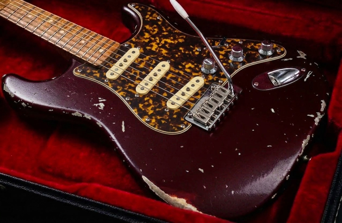 High-End Custom Made "S" guitar for Gordon in California