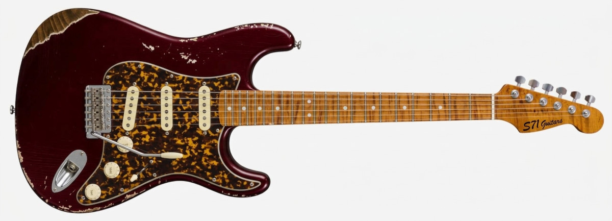 High-End Custom Made "S" guitar for Gordon in California - Image 5